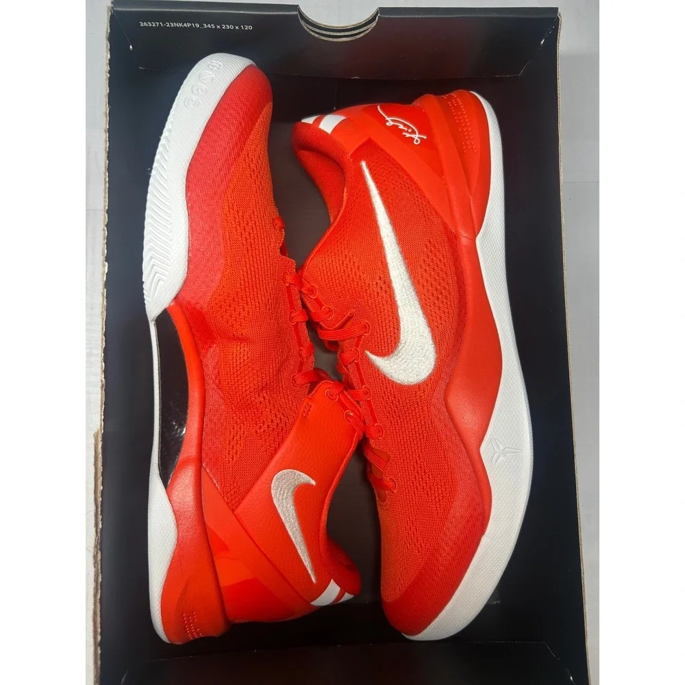 Nike Kobe 8 Protro TB Team Orange White Size 7 HM6469 800 New